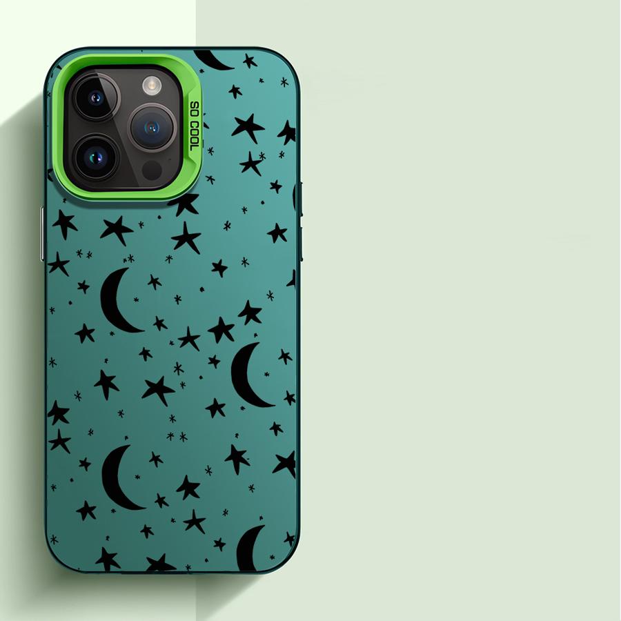 Five Pointed Star Case for OPPO A15 A17 A37 A53 A55 A57 A38 A74 A76 A78 A94 A98 Reno 7 8T 5G 7Z 10 Pro Capa Cover