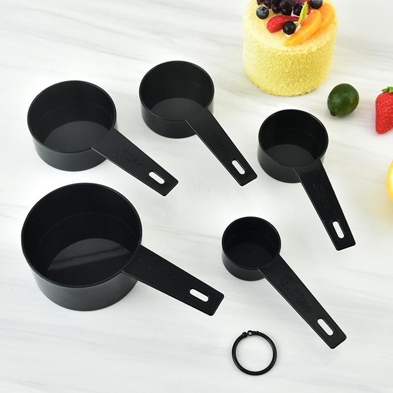 5-10PCS/Pack Kitchen Baking Measure Tool Plastic Measuring Spoon Measuring Cup Suitable for Cake Dessert Ingredient Weighing ZYF