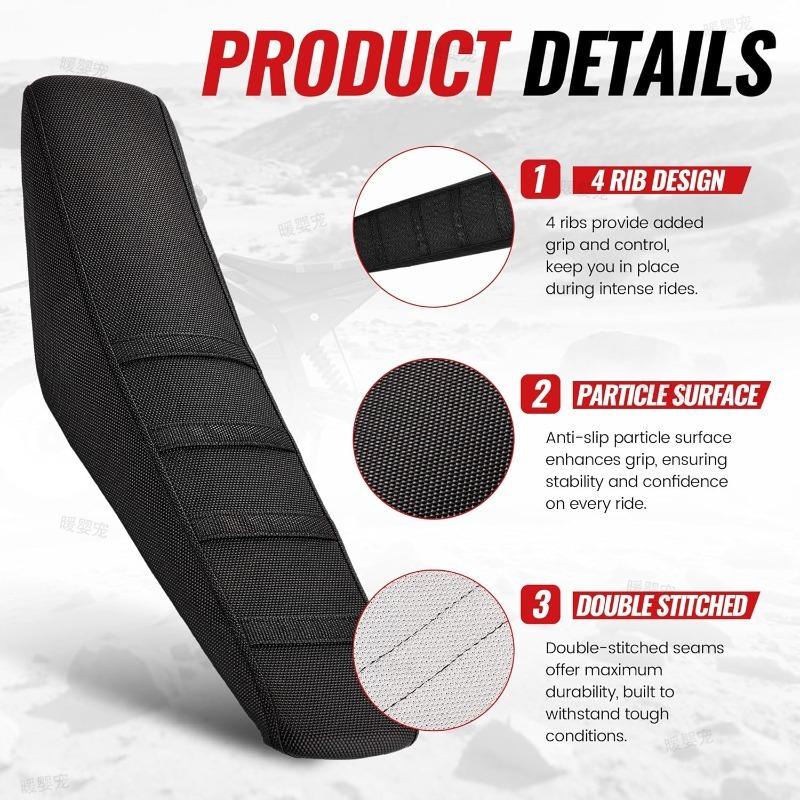 Xiaomi PVC Soft Seat Cover Motorcycle Seat Cover Waterproof Non-slip Particles Design for Yozma IN 10/Pro Electric Bike E-bike Scooter