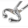 Cattle Nose Pliers with Chain - Stainless Steel Piercing and Restraining Device for Livestock