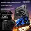 For Xiaomi Mi 17/17 Pro/17 Pro Max Case 360° Rotatable Stand Built-in Airbag Military-Grade Drop-proof Rigid Cover