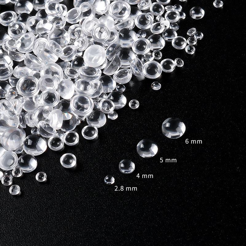 350Pcs/bag Simulation Dewdrop Water Drops Transparent Resin Crafts for Stone Moss Micro Landscape Scrapbook Decoration Mixed