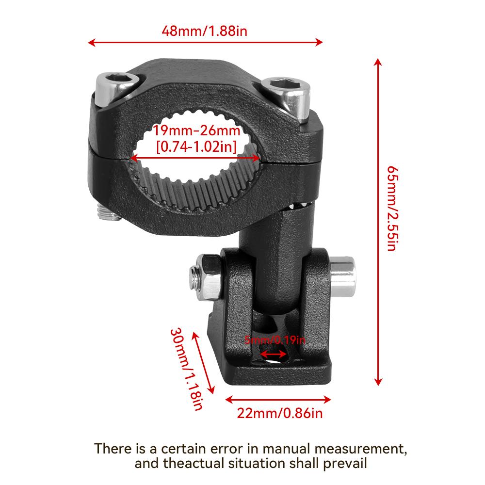 Motorcycle Accessories LED Headlight Spotlight Clamps Bracket Tube Mount for Motorcycle Fog Light Auxiliary Lamp Holder Moto