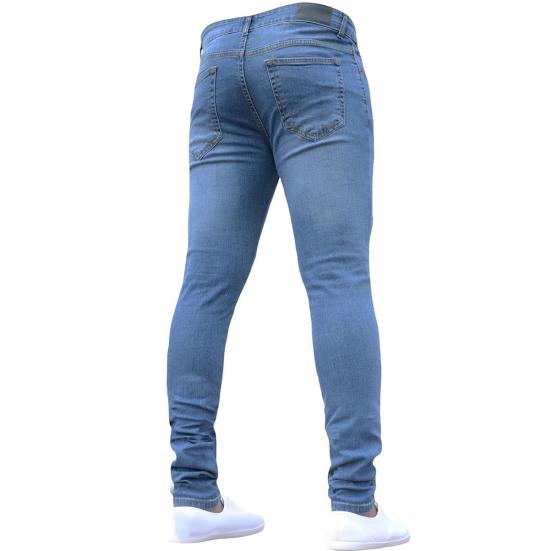 Frühling Herbst Mode Herren Skinny Jeans Denim Hosen Leggings Lange Hosen