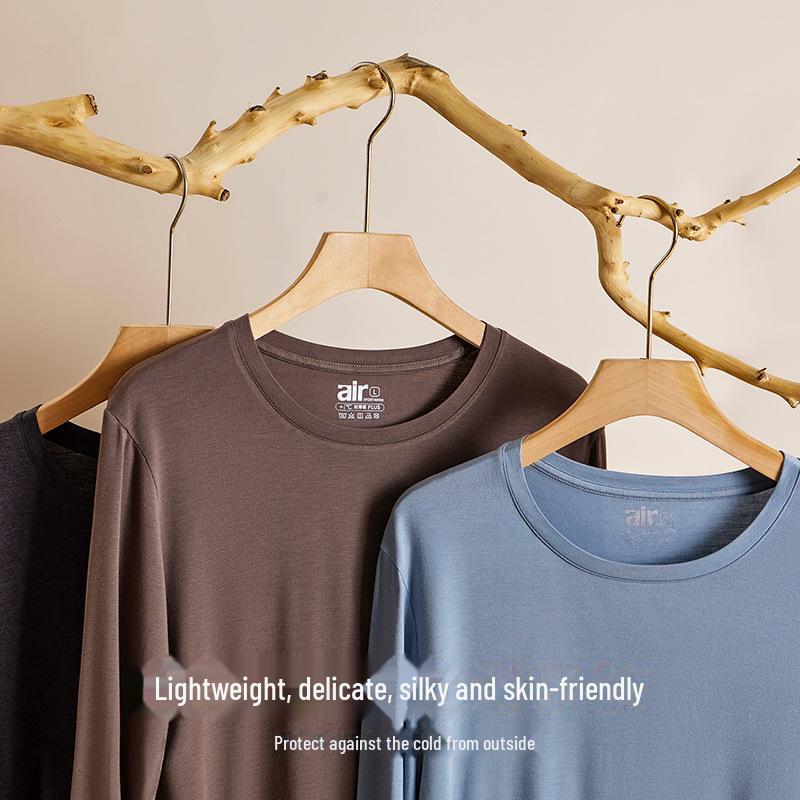 Modal Men's Thermal Underwear Set: Light & Warm Base Layer for Autumn/Winter.