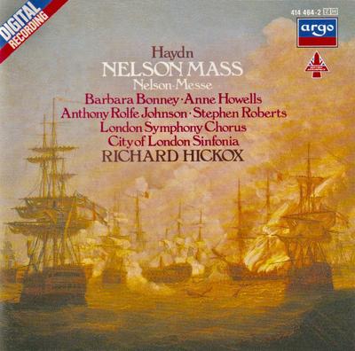 CD JOSEPH HAYDN - BARBARA BONNEY • ANN - Haydn: Nelson Mass / Richard Hickox 4144642 Argo 1985 Japan Soul/Funk Used