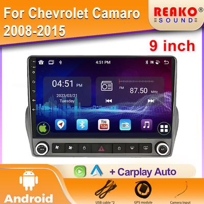 Radio samochodowe Carplay Dla Chevrolet Camaro 2008-2015 Nawigacja GPS Android Auto Bluetooth Stereo Ekran Odtwarzacz Multimedialny 2din