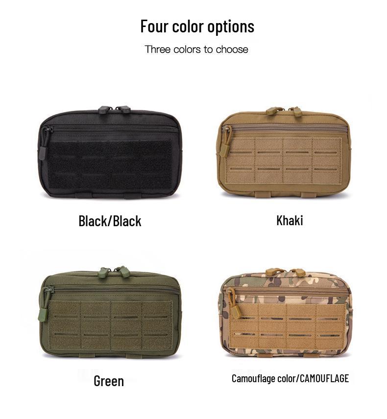 Tactical Molle Outdoor Waist Bag with Laser-Cut Design