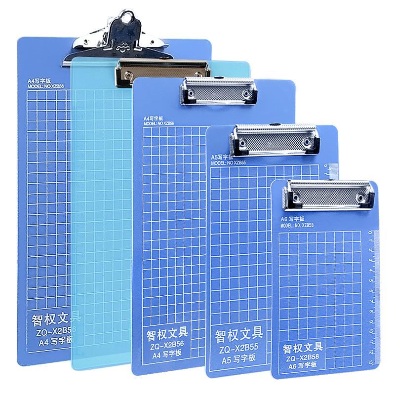 5Pcs Writing Board, A4/A5/A6 Folder, Clipboard, Test Paper, Organizer, Plastic Menu Bill Folder Office Stationery