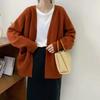 Sweater Jacket Women Wear In Autumn and Winter, New Loose Lazy Style Retro Small Soft Waxy Knitted Cardigan Women