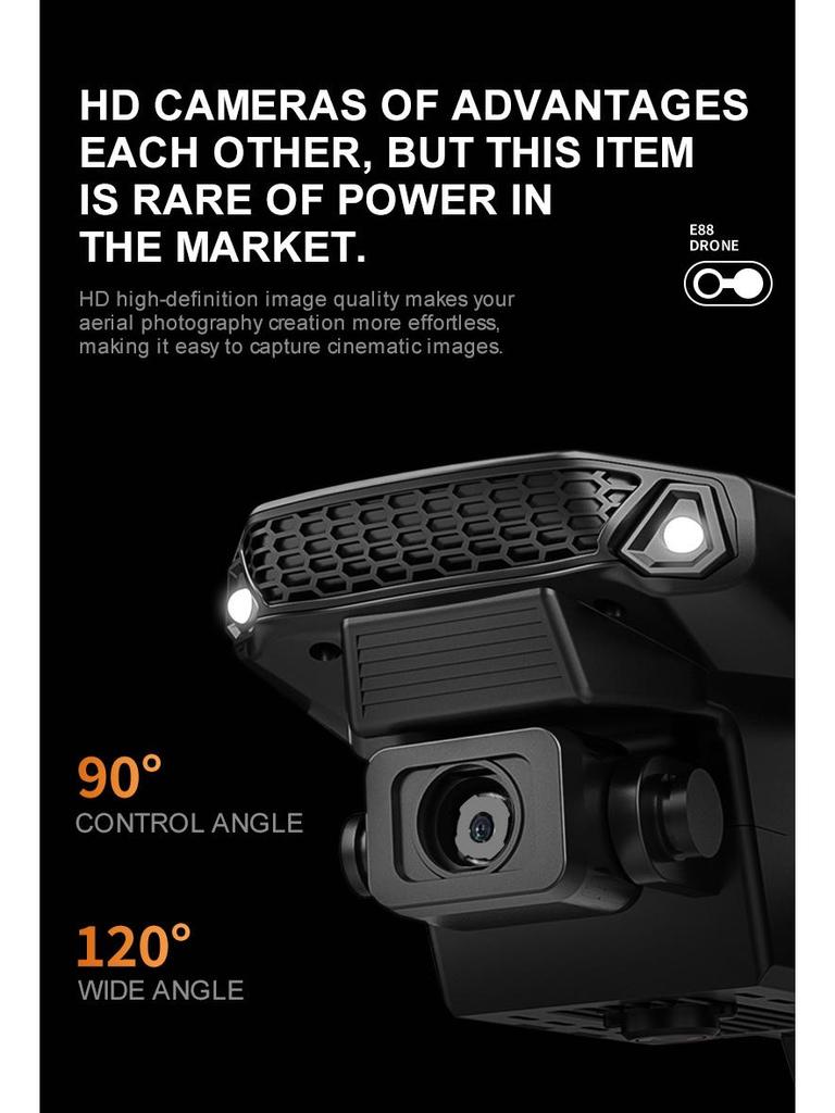 E88 Cross-Border Drone: Aerial Photography Remote Control Toy for Kids, E525 Model, Popular On TikTok and Kuaishou Live.