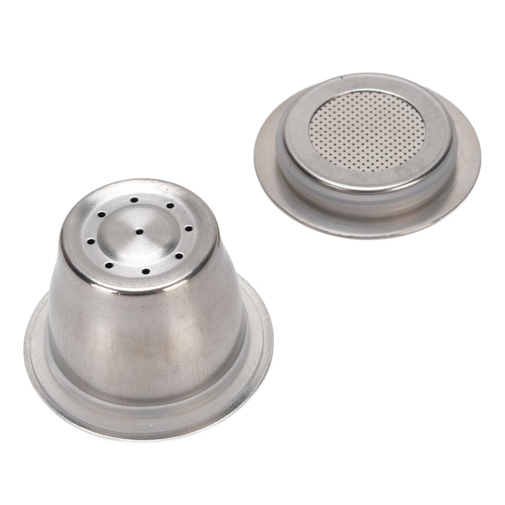 Coffee Capsule Refill Kit Stainless Steel Reusable Coffee Capsule Hammer Spoon Brush for Coffee Machine