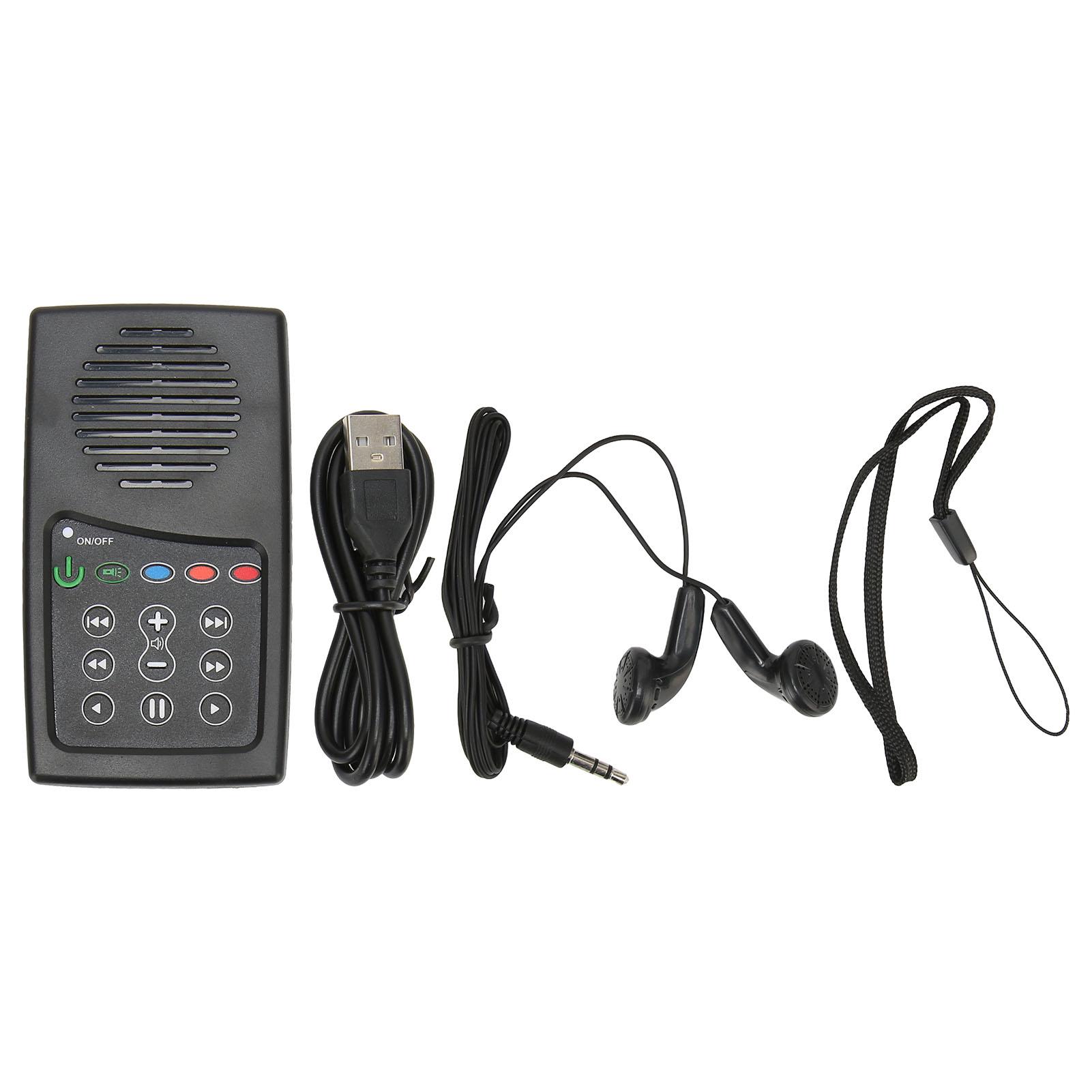 

Электронная Библия для чтения, солнечная зарядка, встроенный 8G-емкость, портативный звуковой плеер для Библии English KJV + French + Arabic