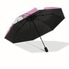 1pc BT21 Character Heart Shape Umbrella with Plastic Handle,Suitable for All Seasons Home Travel Outdoor UmbrellaM1295