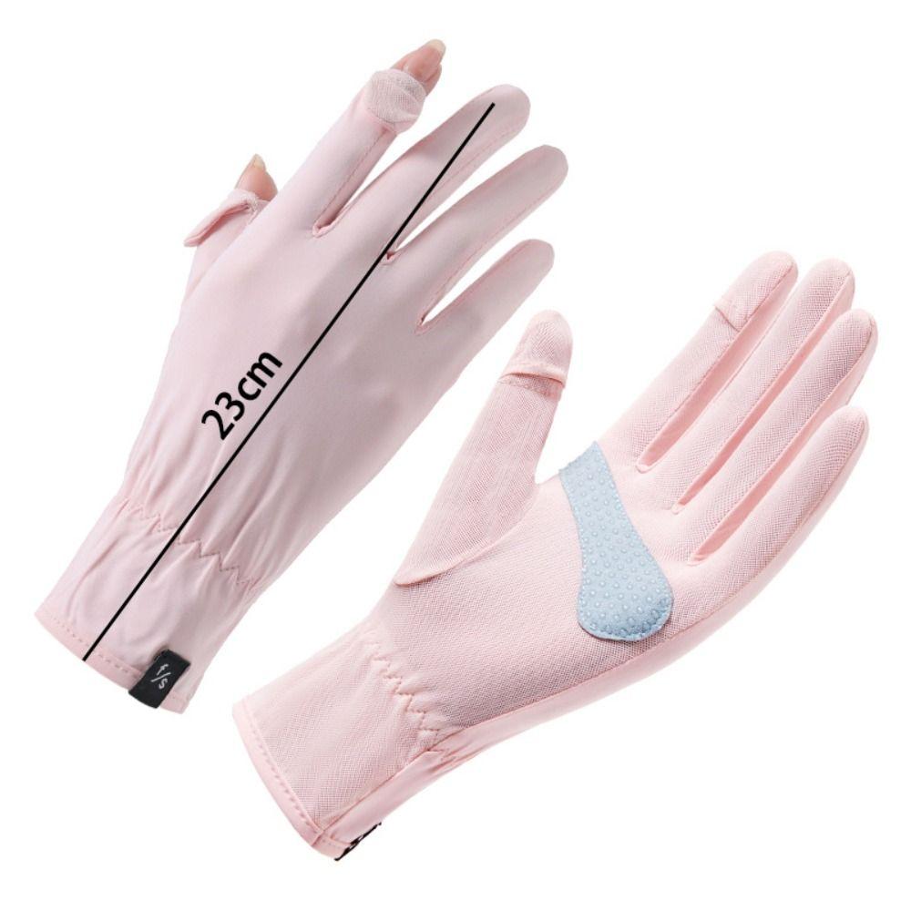 Touch Screen Sunscreen Gloves Breathable Mittens Fashion Gloves Summer