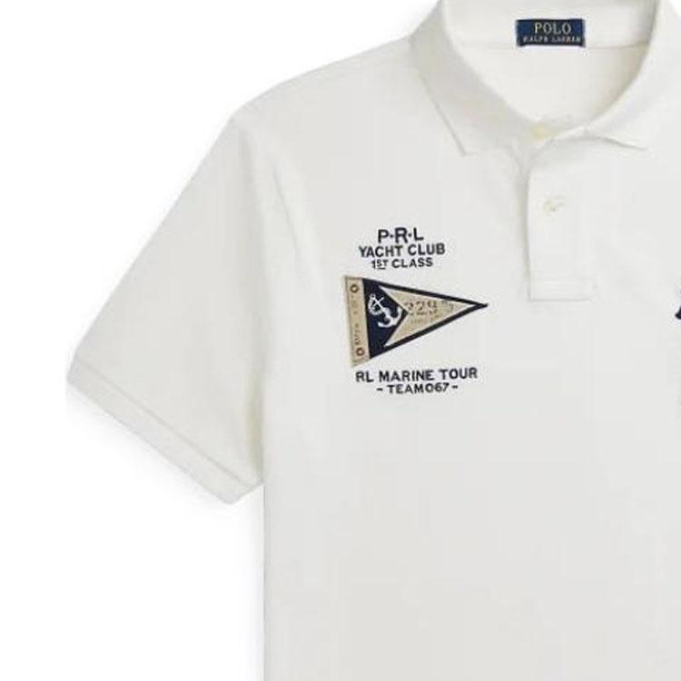Polo Ralph Lauren FW24 Polo Shirt Men's Washed White MNPOKNI1N822929-100