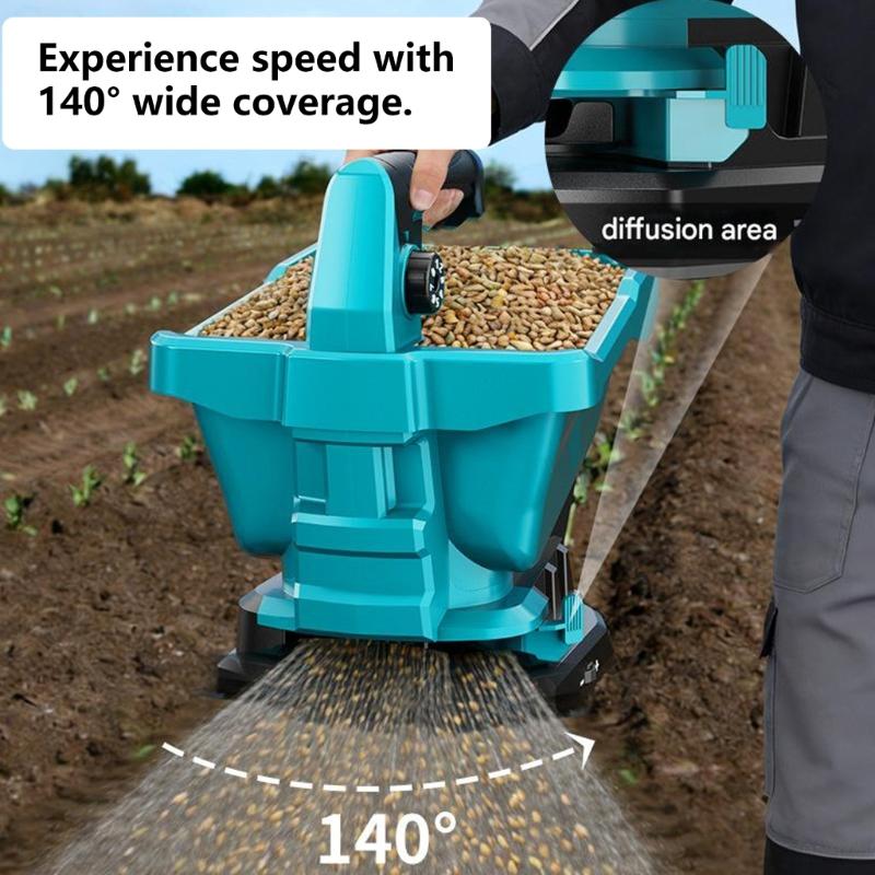 Handheld Electric Spreader Soybean Vegetable Applicator Farm Large Capacity Agricultural Sowing Application Accessories