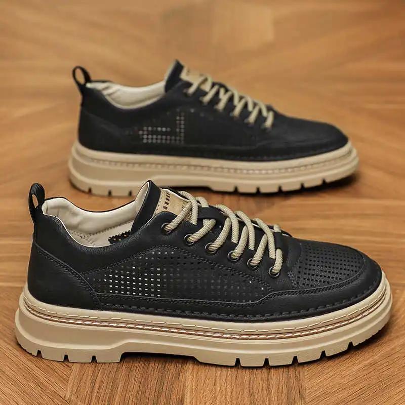Fashion With Ties With Lacing Men's Youth Sneakers Loafers Designer Luxury Men's Shoes Offers Men Sports Health Tennes Beskete