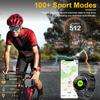 New  Professional GPS Sports Smart Watch Men 1.46" AMOLED Screen 3ATM Compass Fitness Tracker Military Smartwatch