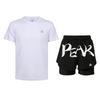 Quick-Drying Breathable Mesh Short Sleeve Layered Fitness Sports Swimsuit Set Men Swimsuit YSZ4004+4028