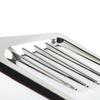 2 x Chrome Silver Car Fenders Body Side False Vent Air Flow Intake Cover Sticker
