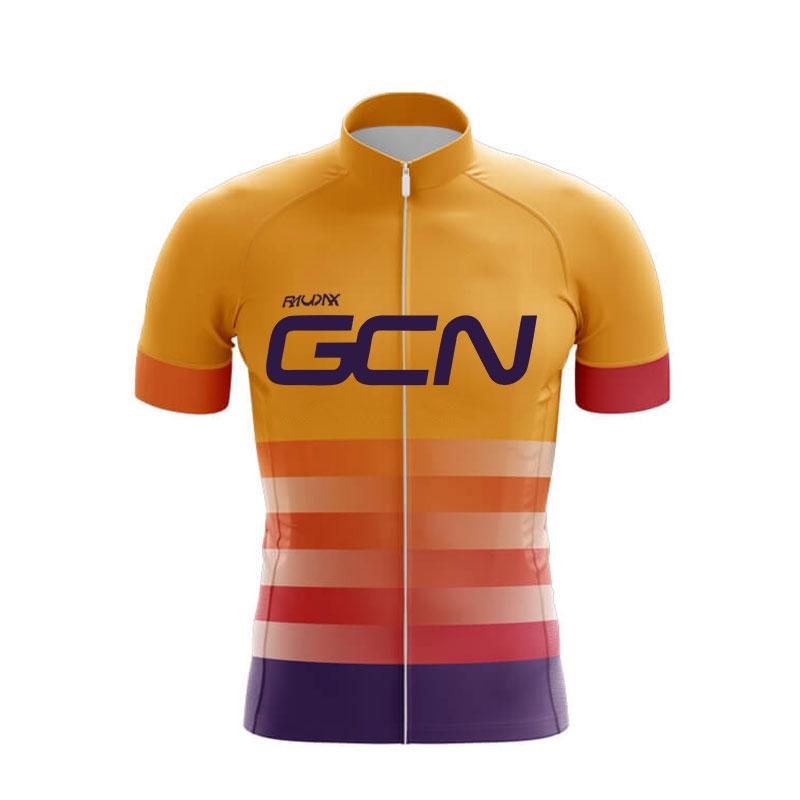 2025 Raudax GCN Team Summer Short Sleeve Cycling Jersey Set Breathable Mountain Bike Cycling Clothing Maílllot Ciclismo Hombre