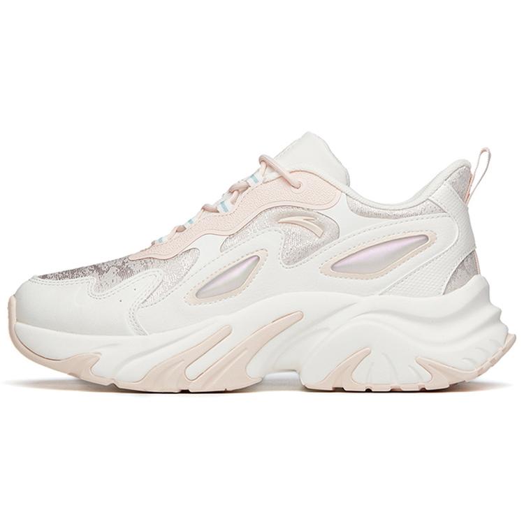 New Anta Running Collection BUNNY 4.0 Low Top Running Shoes Women's White Pink 122218885-1