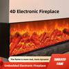 LED Simulation Flame European Style Electric Fireplace Embedded Decorative Cabinet Home Heater Hotel 4D Electronic Fireplace