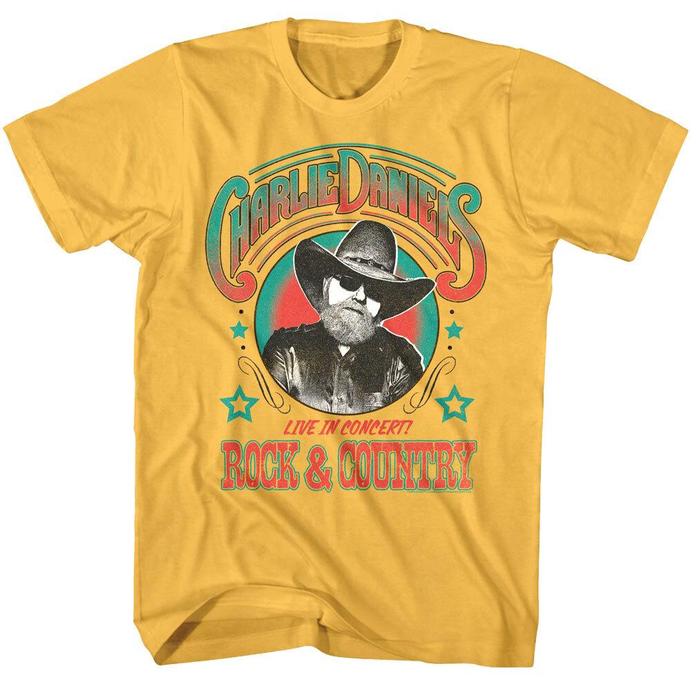Charlie Daniels Band Rock Country Men T Shirt XL