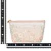 Franc Franc Japan Mesh Embroidered Pouch L Pink
