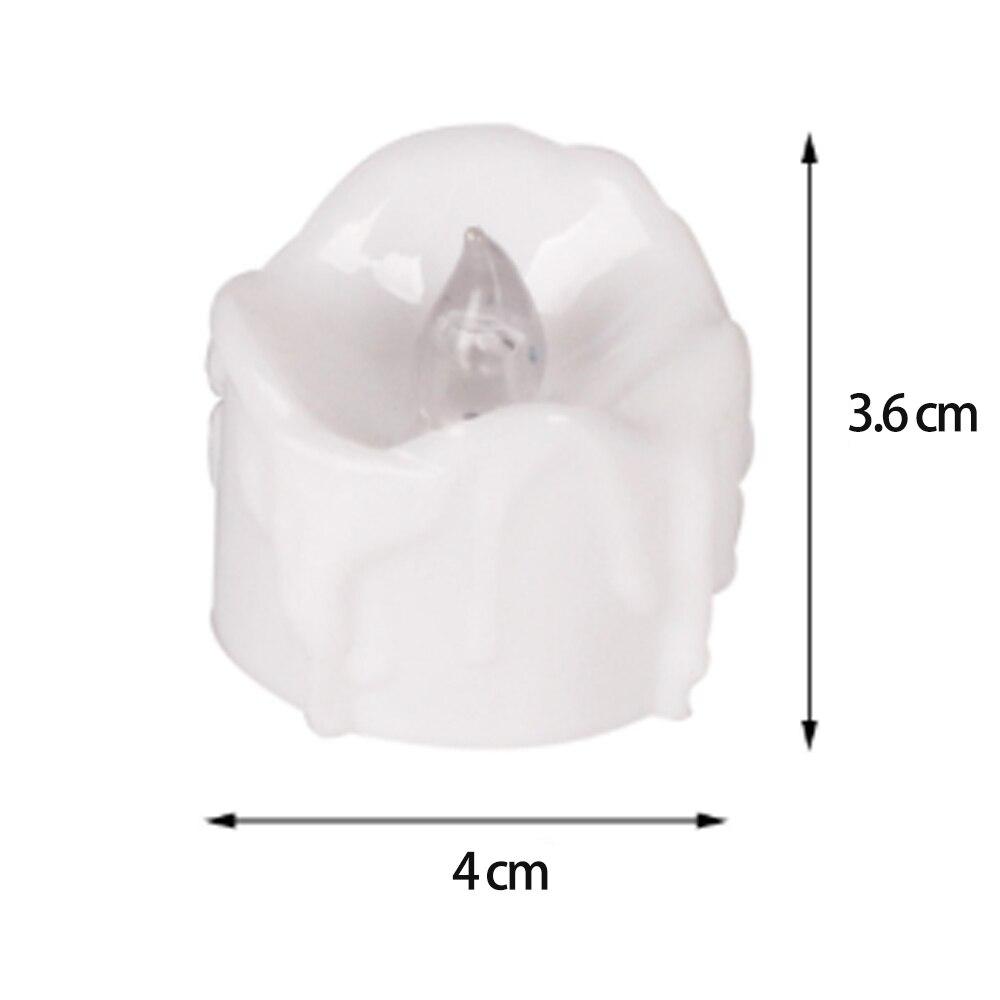 

1 шт. беспламенные светодиодные чайные свечи на батарейках теплый белый беспламенный столб-свеча для свадебной вечеринки романтические украшения