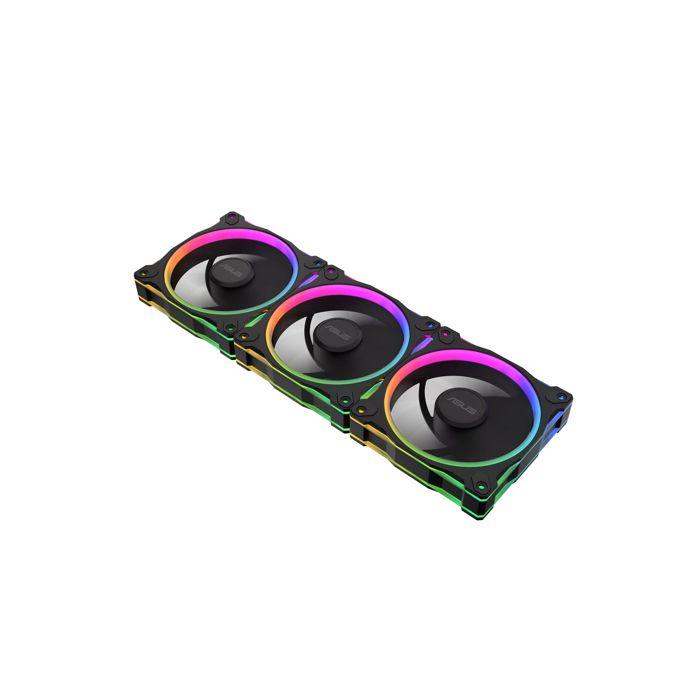 Ventilátory - ASUS - PRIME MR120 - ARGB - 3 kusy - Černá - 1600 ot/min