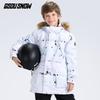 Gsousnow Kids' Windproof Waterproof Ski Jacket - Warm Ski Suit for Boys & Girls Outdoor