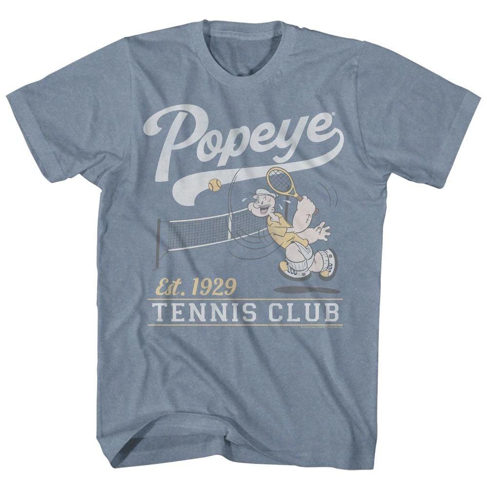 Popeye Tennis Club Est 1929 American Classics Heather Short Sleeve Children s T-shirt 120