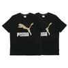 Puma Classics Logo T-Shirt 'Black Gold' Men's 532280-01