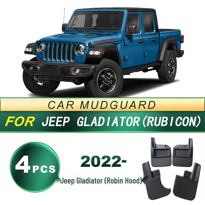2022 Jeep Gladiator Rubicon Tire Mud Flaps - Soft Rubber Mud Guard Accessories