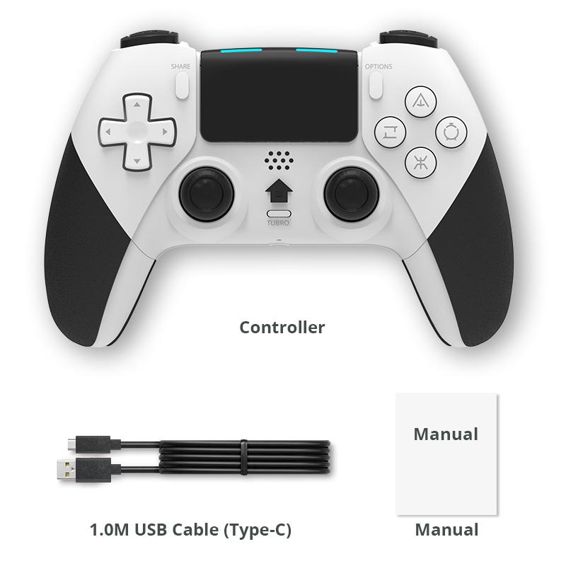 For PS4 Game Accessories Wireless Gamepad Controller Vibration Motor Six Axis Gyro Wireless Joystick