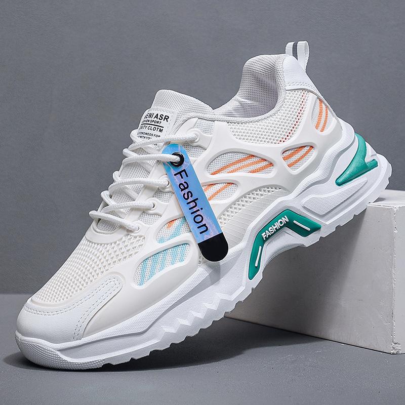 Summer New Breathable Mesh Sports Shoes Platform Student Casual Shoes