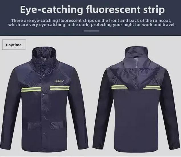 Combinaison imperméable double couche Paradise pour adulte avec logo personnalisé