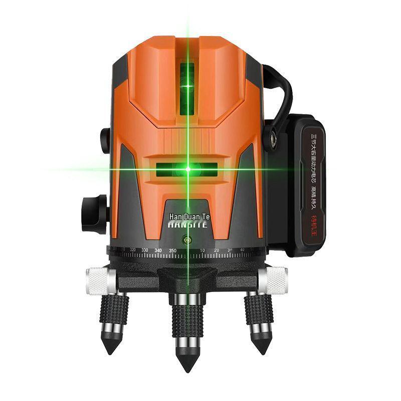 High-Precision Green Light Infrared Laser Level for Indoor/Outdoor Use