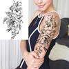 Hochwertige temporäre Rosen-Tattoos für Arm und Wade – Europäischer & Amerikanischer Stil