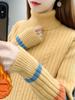 Damen Rollkragen Dick Gestrickter Pullover - 2024 Winter Warme Unterwäsche & Stilvolles Oberteil