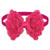 30pcs Valentine's Day Large Dog Bow Tie Pet Dog Grooming Product Chiffon Rose Style Dog Necktie Pet Supplies Dog Accessories