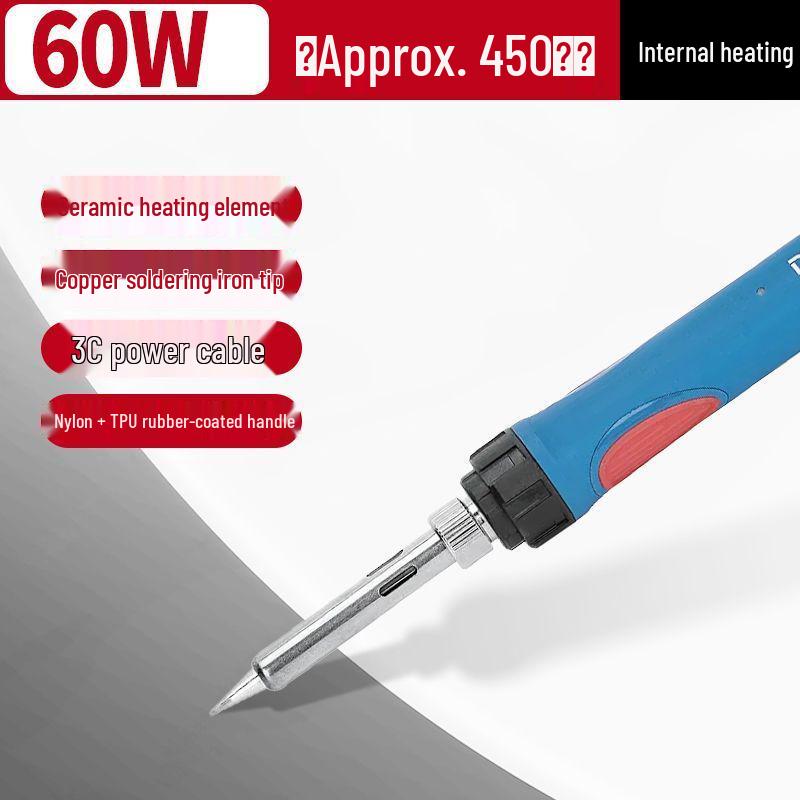 

High-Power Digital Electric Soldering Iron with Temperature Control Display for Household Repairs