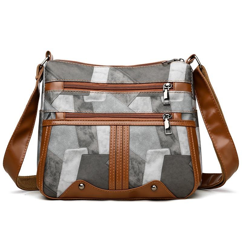 Crossbody-Tasche mit großem Fassungsvermögen und mehreren Fächern