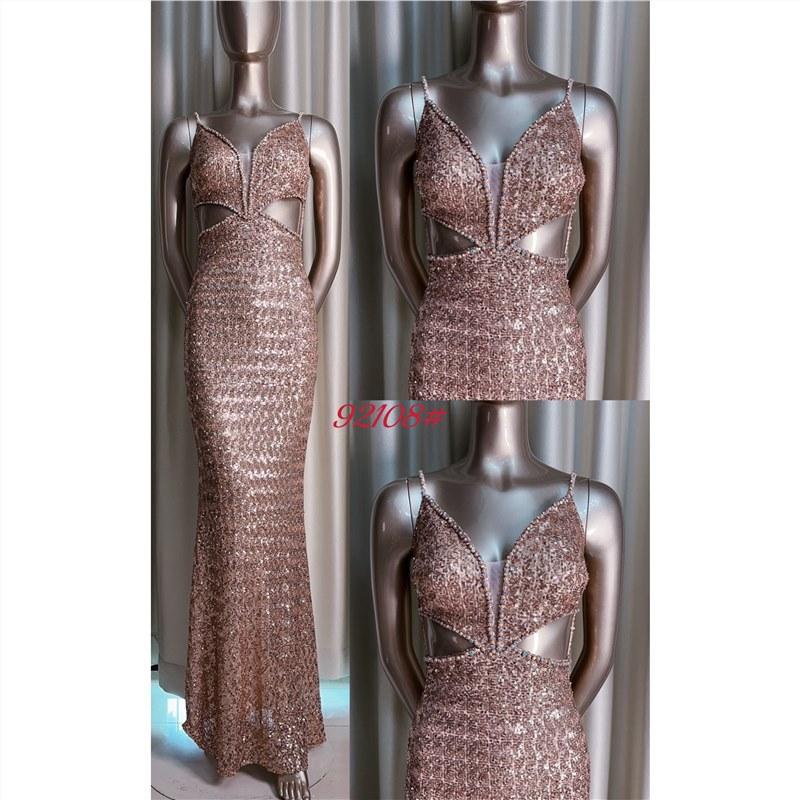 

2025 evening dress dress, light luxury, niche elegance, temperament, socialite art test, sparkling sequins, toasting clothes, bridal high sense XL золотий