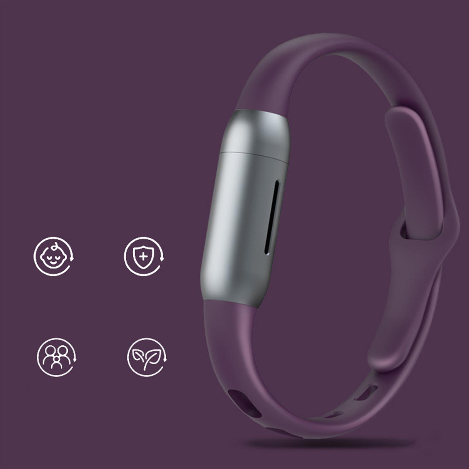 

Браслет от комаров для детей и взрослых, специальный растительный эфирный антикомариный артефакт, высококачественный антикомариный браслет Includes 3 repellent sticks фиолетовый