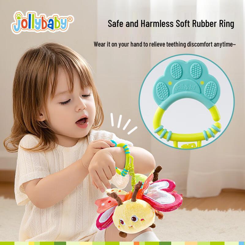 Jollybaby Flying Insect Plush Baby Soothing Stroller & Car Hanging Toy
