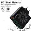 QC3.0 8-Port USB Fast Charger: 30W High Power, Colorful Flower Design, Compatible with US, European, and Korean Standards
