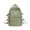Summer New Solid Color Large Capacity Backpack Street Trend Student Fresh Outdoor Double Shoulder Backpack